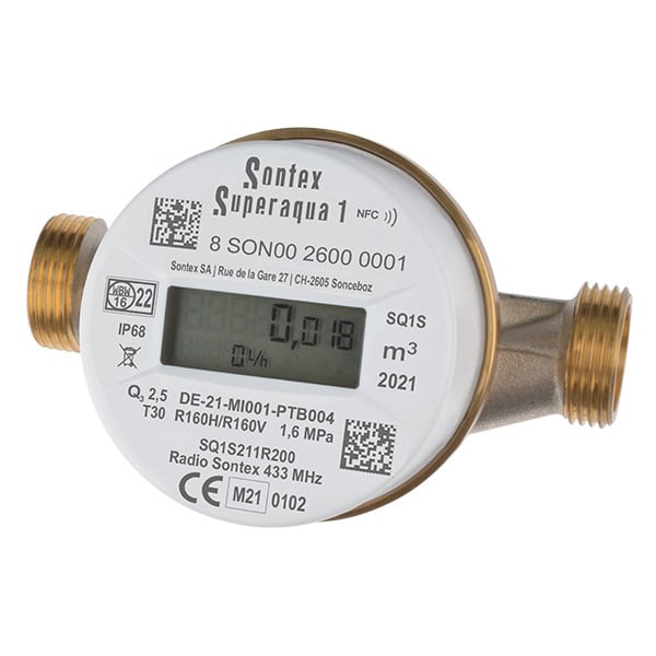 elektronischer Wasserzähler Sontex Marneth Messdienst - Wald-Michelbach - Abrechnung - Messtechnik - Service - elektronischer Wasserzähler Sontex